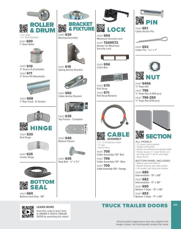 Service Spring Garage Door Products Catalog Weekly Ad January 1 - December 31, 2026