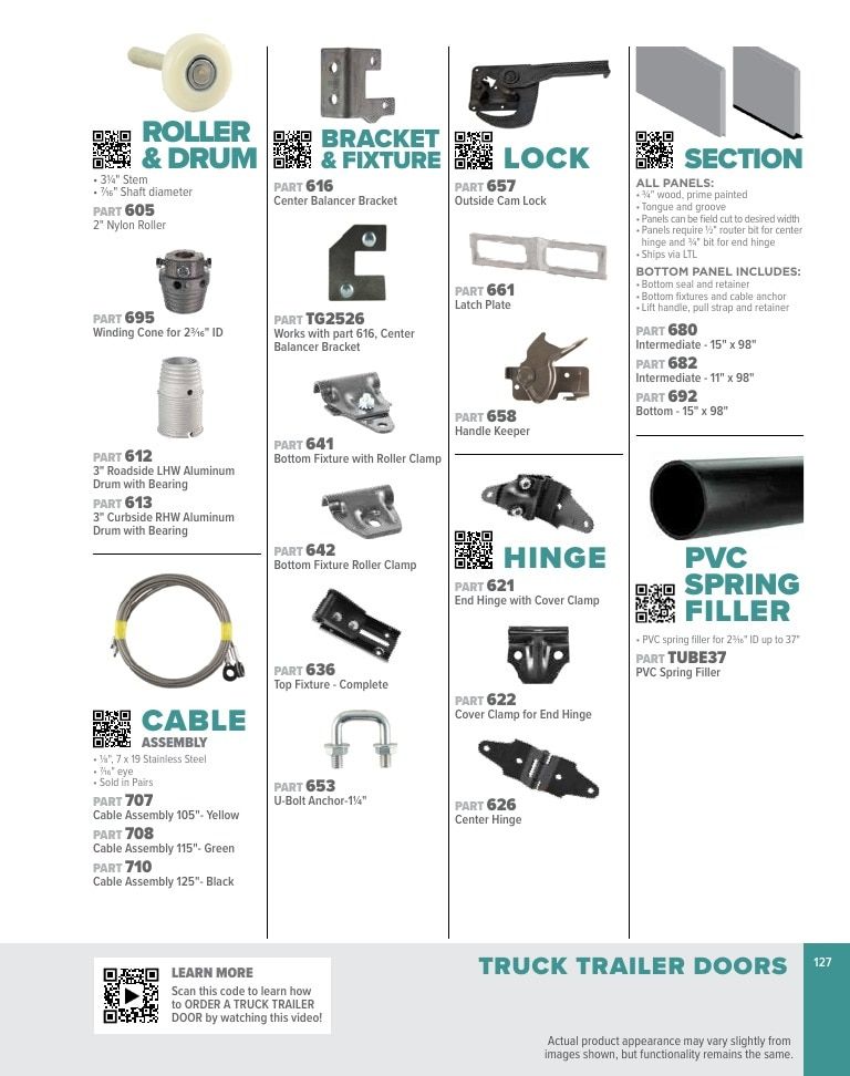 Service Spring Garage Door Products Catalog Weekly Ad January 1 - December 31, 2026
