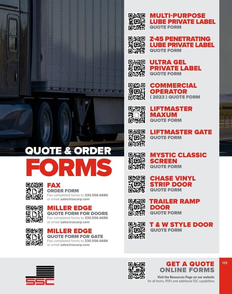 Service Spring Garage Door Products Catalog Weekly Ad January 1 - December 31, 2026