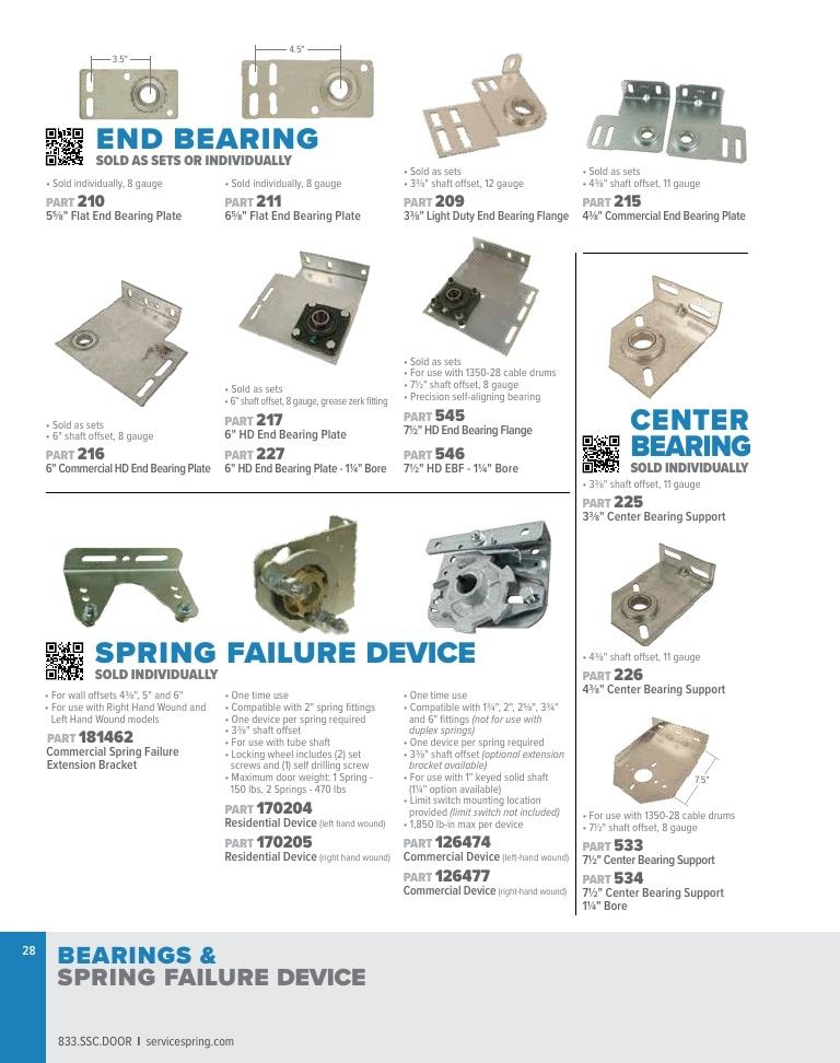 Service Spring Garage Door Products Catalog Weekly Ad January 1 - December 31, 2026