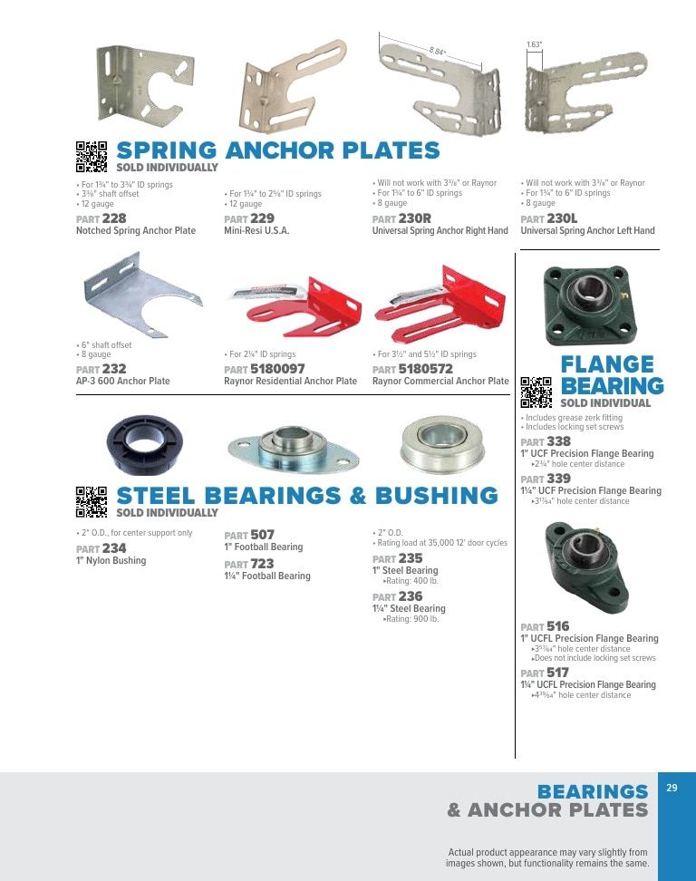 Service Spring Garage Door Products Catalog Weekly Ad January 1 - December 31, 2026