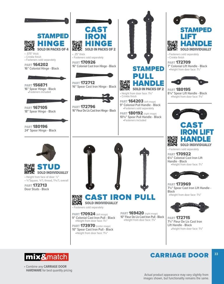 Service Spring Garage Door Products Catalog Weekly Ad January 1 - December 31, 2026
