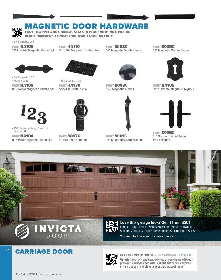 Service Spring Garage Door Products Catalog Weekly Ad January 1 - December 31, 2026