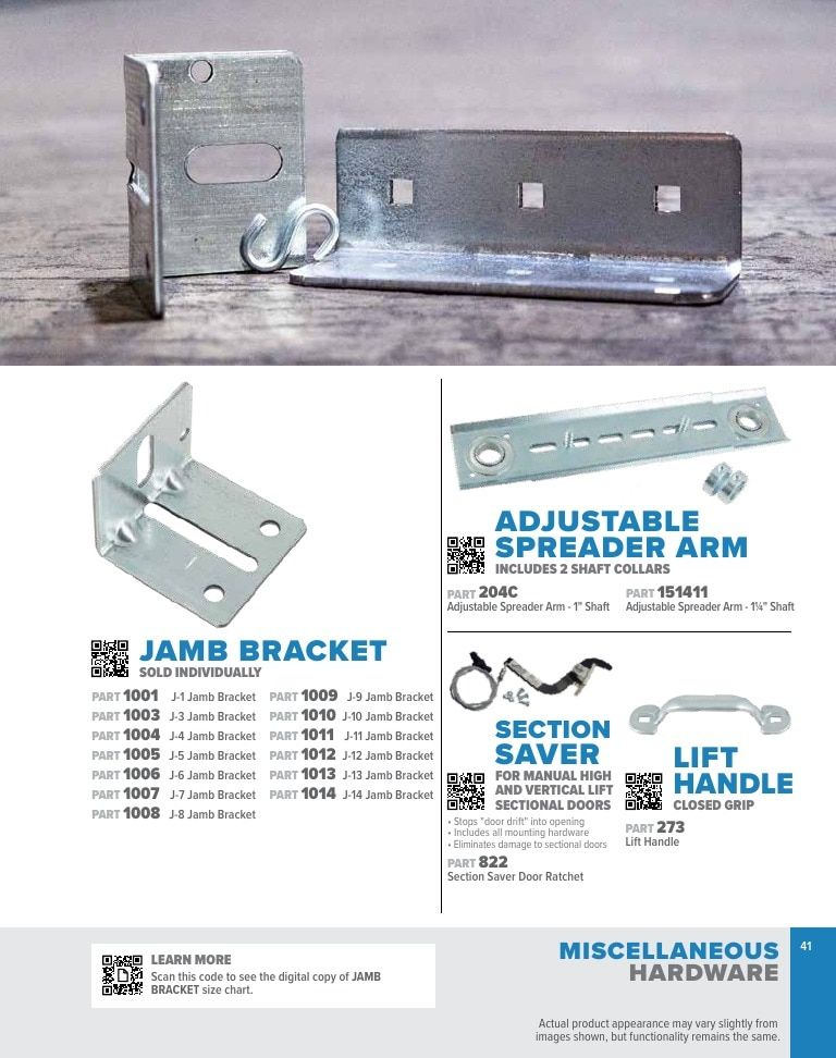 Service Spring Garage Door Products Catalog Weekly Ad January 1 - December 31, 2026