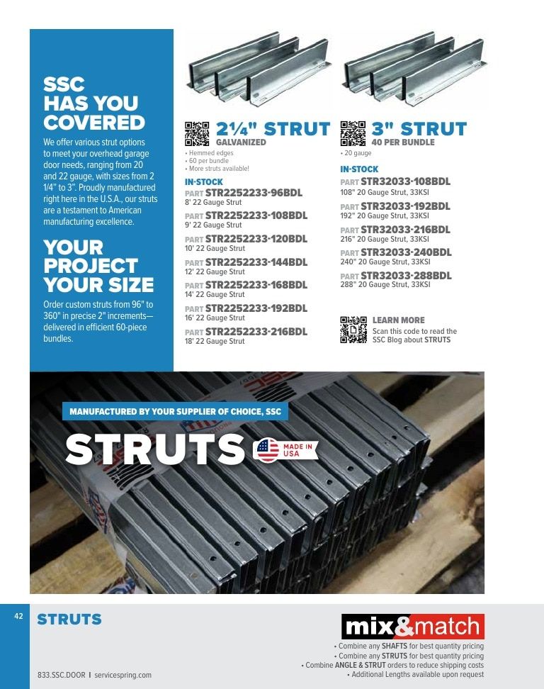 Service Spring Garage Door Products Catalog Weekly Ad January 1 - December 31, 2026