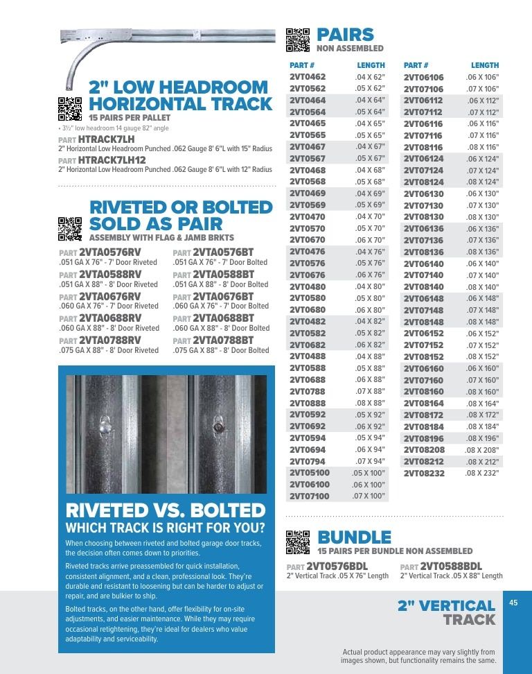 Service Spring Garage Door Products Catalog Weekly Ad January 1 - December 31, 2026