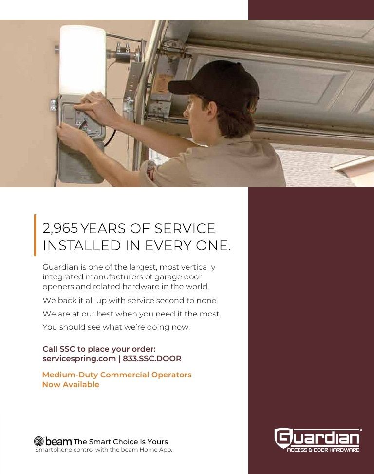 Service Spring Garage Door Products Catalog Weekly Ad January 1 - December 31, 2026