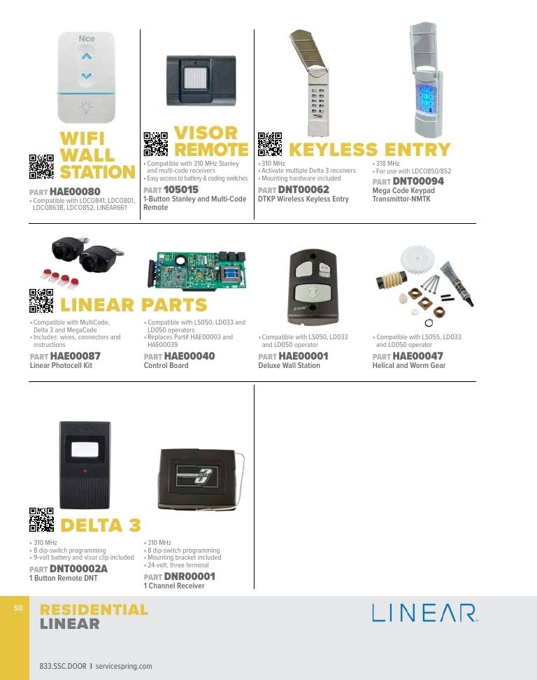 Service Spring Garage Door Products Catalog Weekly Ad January 1 - December 31, 2026