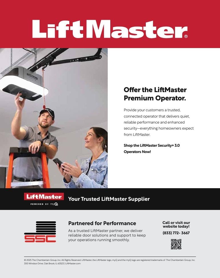Service Spring Garage Door Products Catalog Weekly Ad January 1 - December 31, 2026
