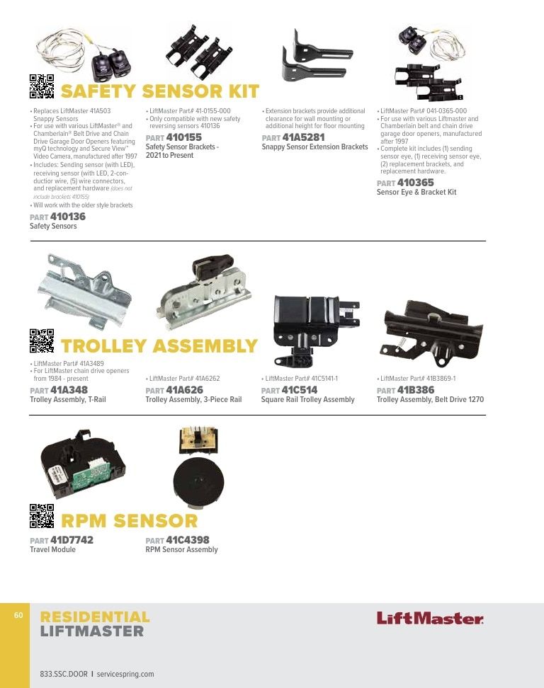 Service Spring Garage Door Products Catalog Weekly Ad January 1 - December 31, 2026