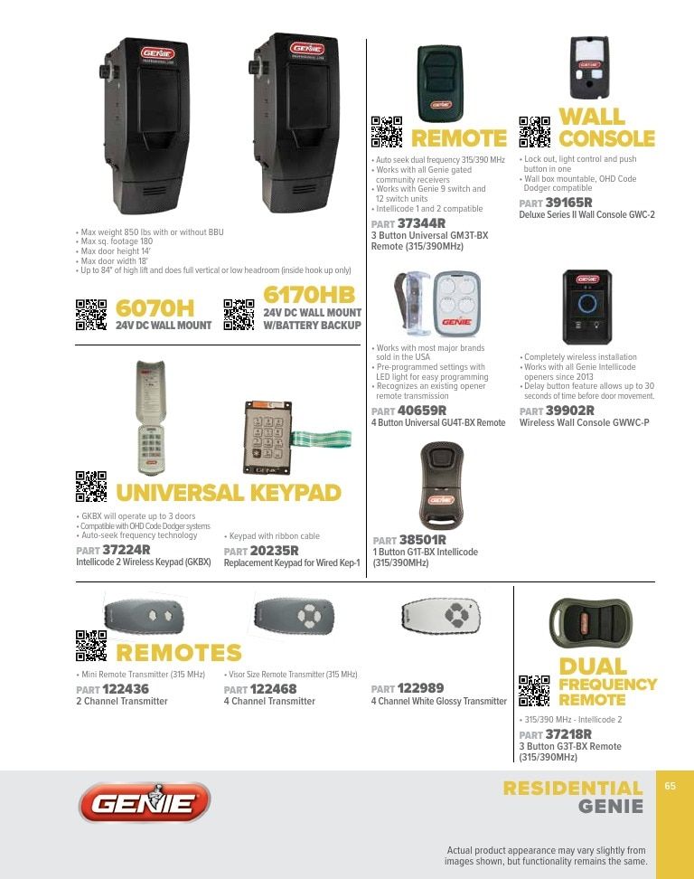 Service Spring Garage Door Products Catalog Weekly Ad January 1 - December 31, 2026