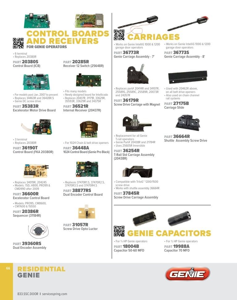 Service Spring Garage Door Products Catalog Weekly Ad January 1 - December 31, 2026