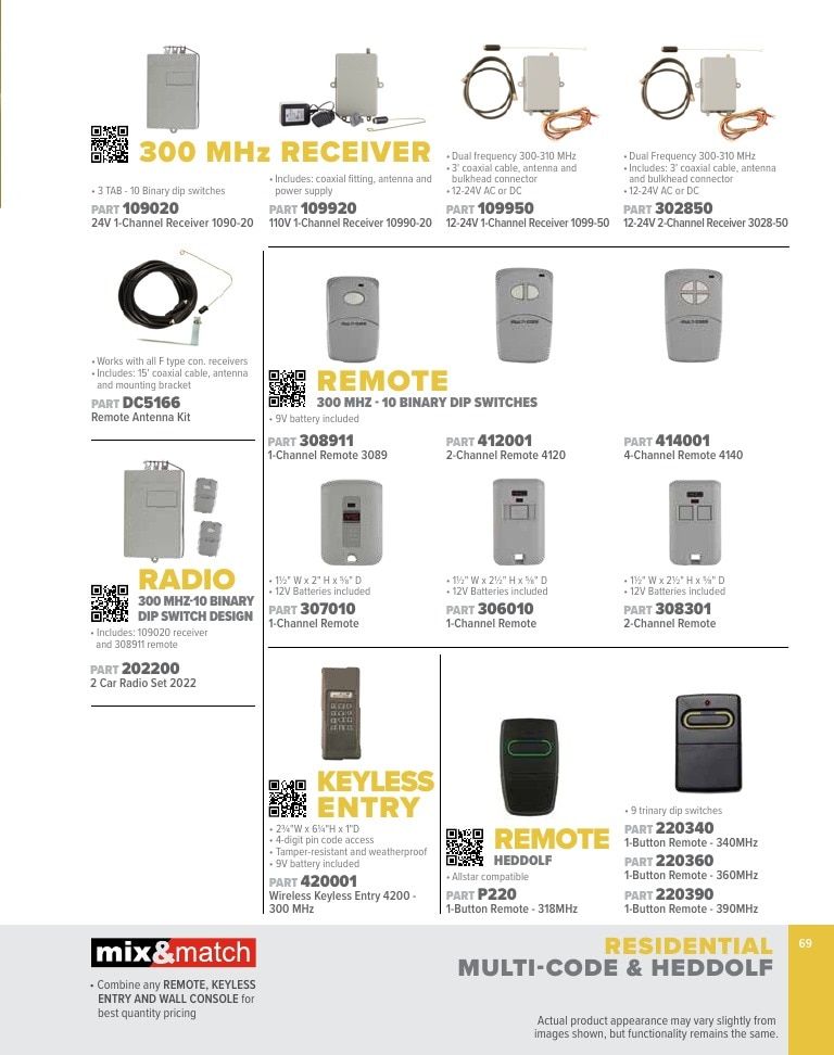 Service Spring Garage Door Products Catalog Weekly Ad January 1 - December 31, 2026