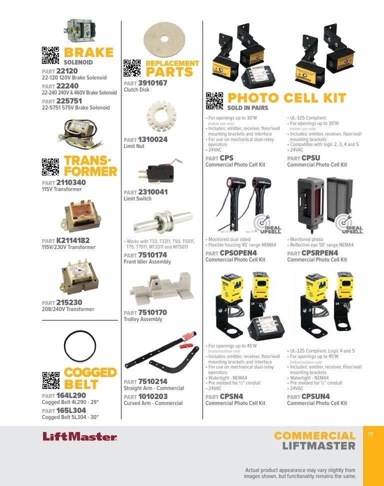 Service Spring Garage Door Products Catalog Weekly Ad January 1 - December 31, 2026