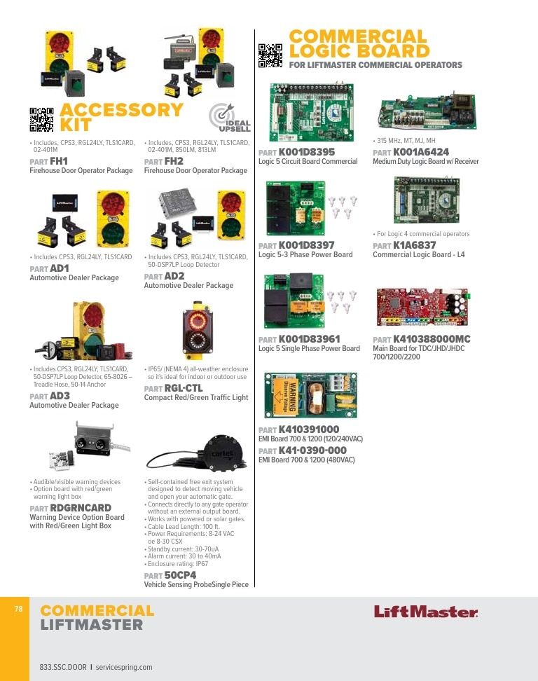 Service Spring Garage Door Products Catalog Weekly Ad January 1 - December 31, 2026