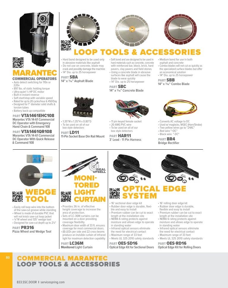 Service Spring Garage Door Products Catalog Weekly Ad January 1 - December 31, 2026