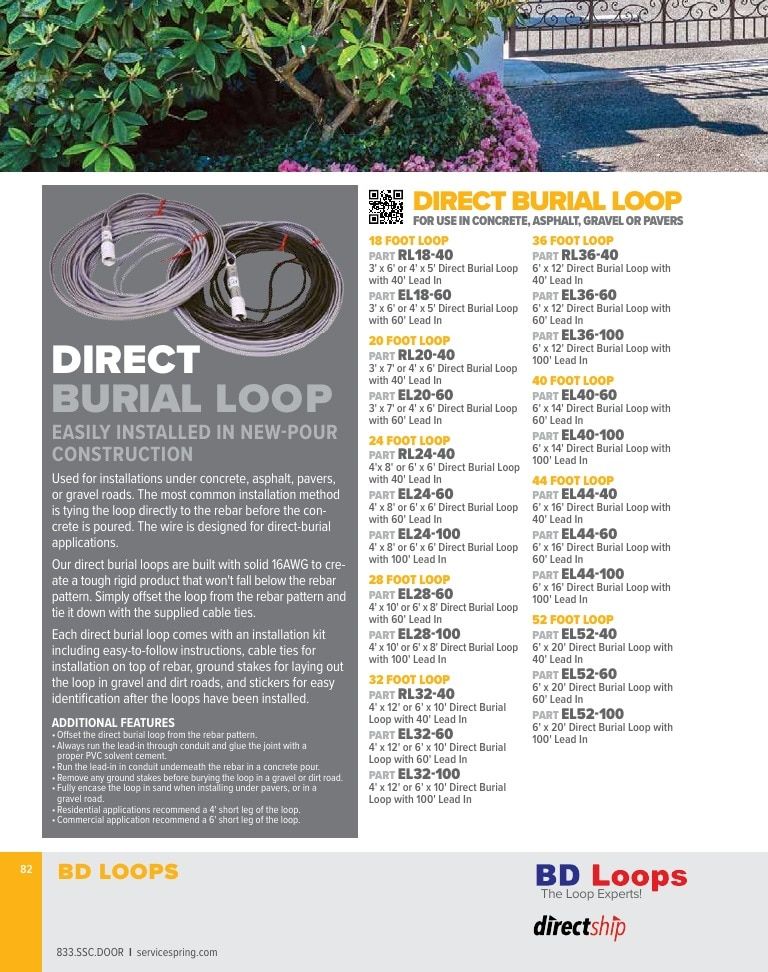 Service Spring Garage Door Products Catalog Weekly Ad January 1 - December 31, 2026