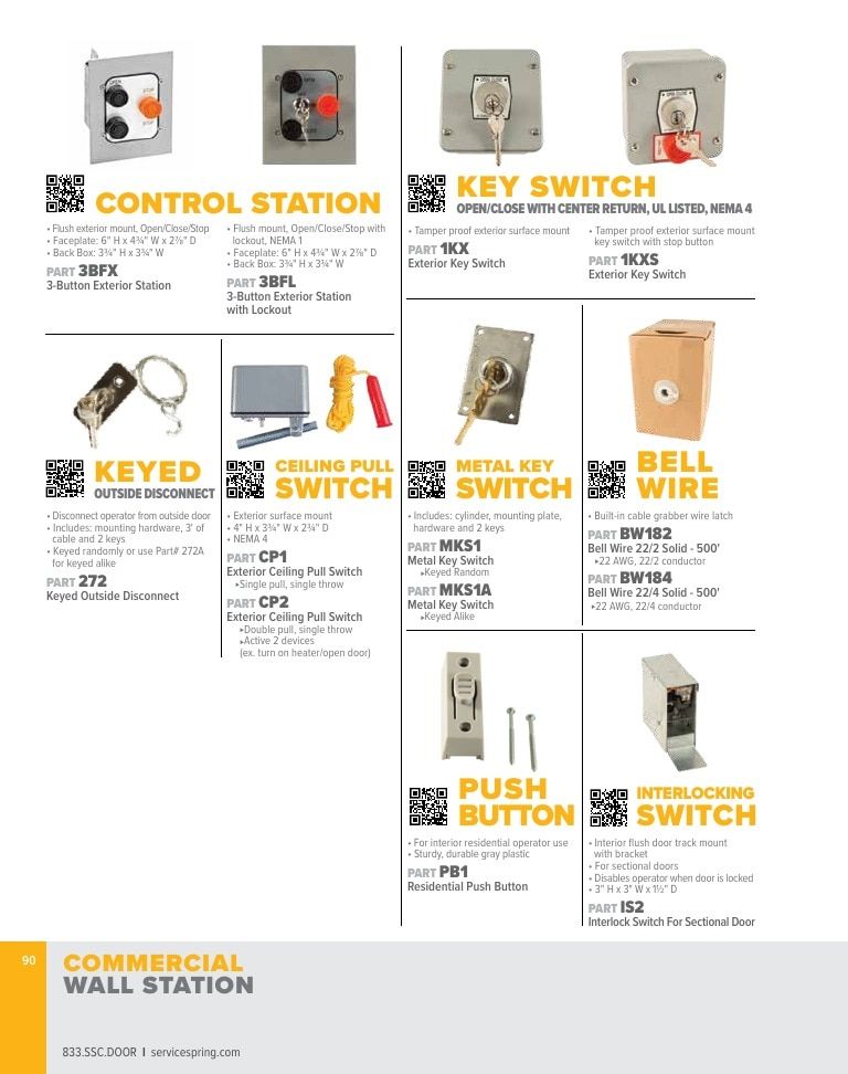 Service Spring Garage Door Products Catalog Weekly Ad January 1 - December 31, 2026
