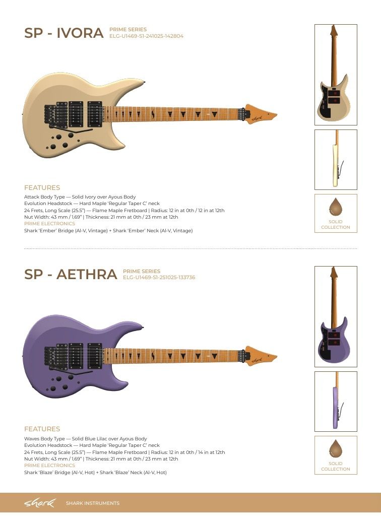 Shark Guitars Guitar Catalog Weekly Ad January 1 - December 31, 2026