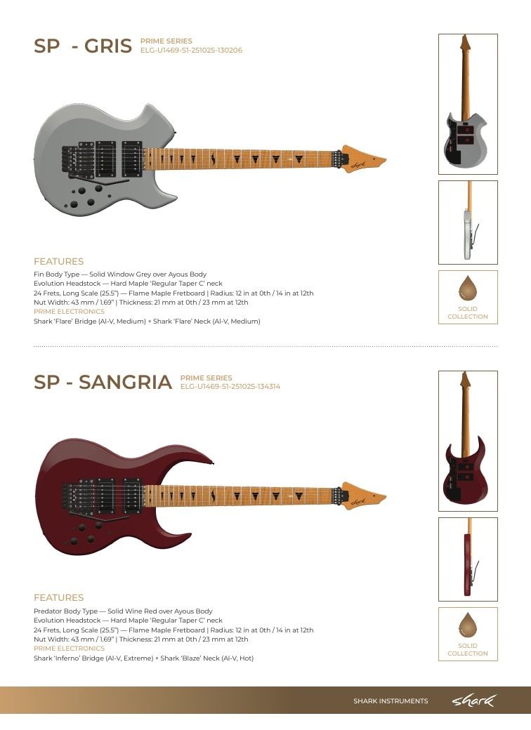 Shark Guitars Guitar Catalog Weekly Ad January 1 - December 31, 2026