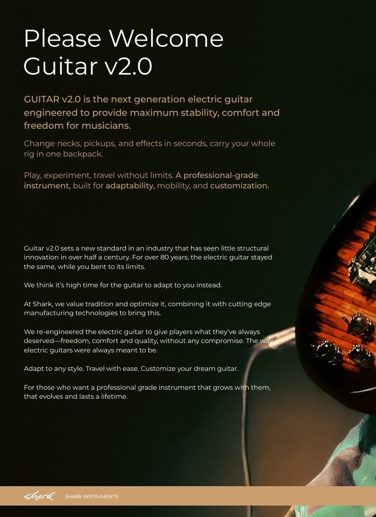 Shark Guitars Guitar Catalog Weekly Ad January 1 - December 31, 2026