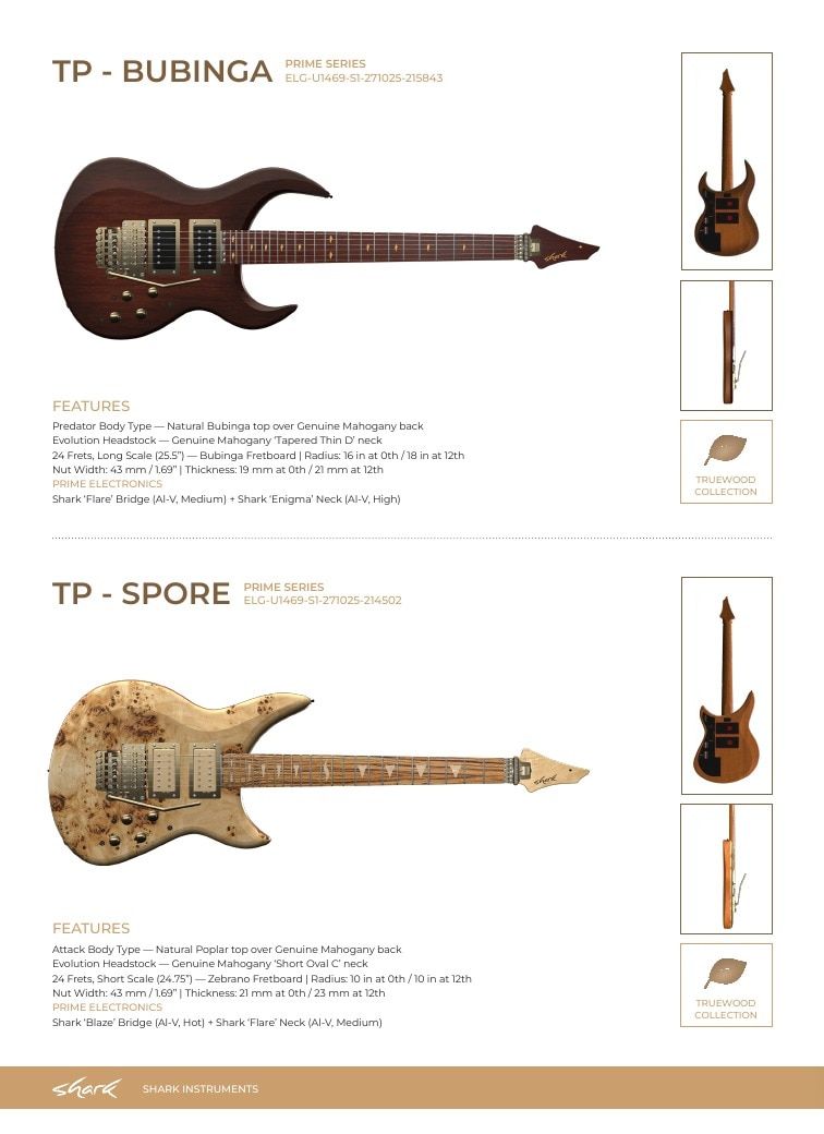 Shark Guitars Guitar Catalog Weekly Ad January 1 - December 31, 2026