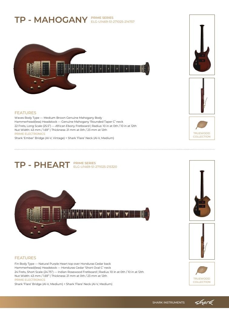 Shark Guitars Guitar Catalog Weekly Ad January 1 - December 31, 2026