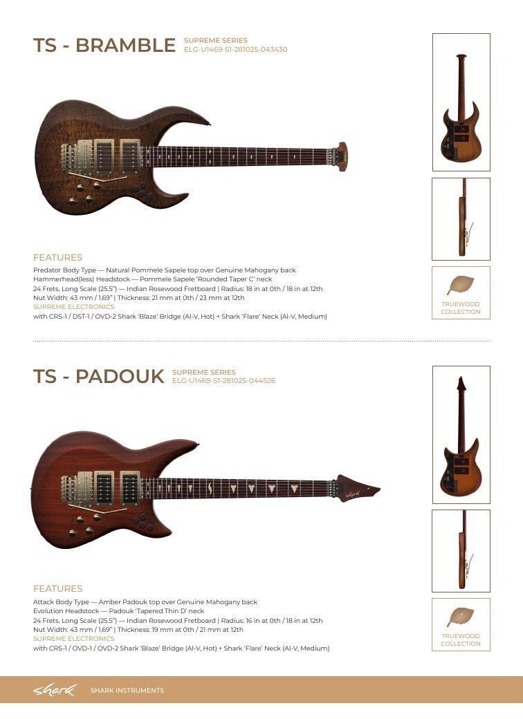 Shark Guitars Guitar Catalog Weekly Ad January 1 - December 31, 2026