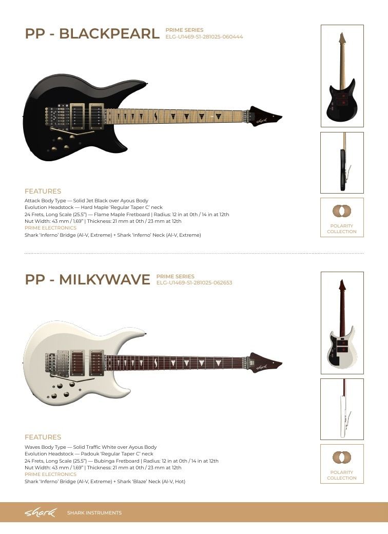 Shark Guitars Guitar Catalog Weekly Ad January 1 - December 31, 2026