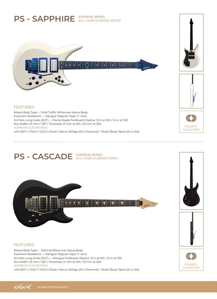Shark Guitars Guitar Catalog Weekly Ad January 1 - December 31, 2026