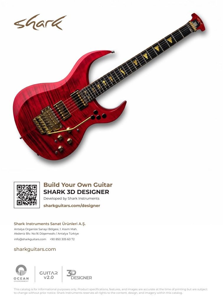 Shark Guitars Guitar Catalog Weekly Ad January 1 - December 31, 2026
