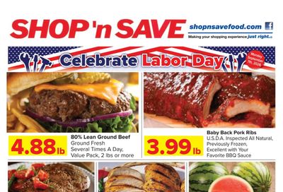Shop 'n Save Weekly Ad August 31 - September 6, 2026