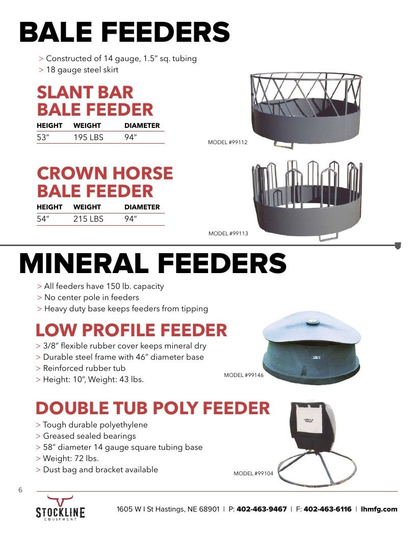 Stockline Equipment Livestock Equipment Catalog Weekly Ad January 1 - December 31, 2026