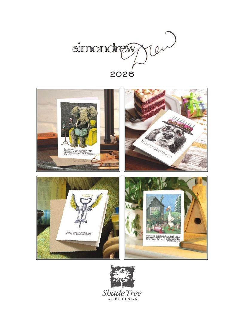 Simon Drew Greeting Cards Catalog Weekly Ad January 1 - December 31, 2026