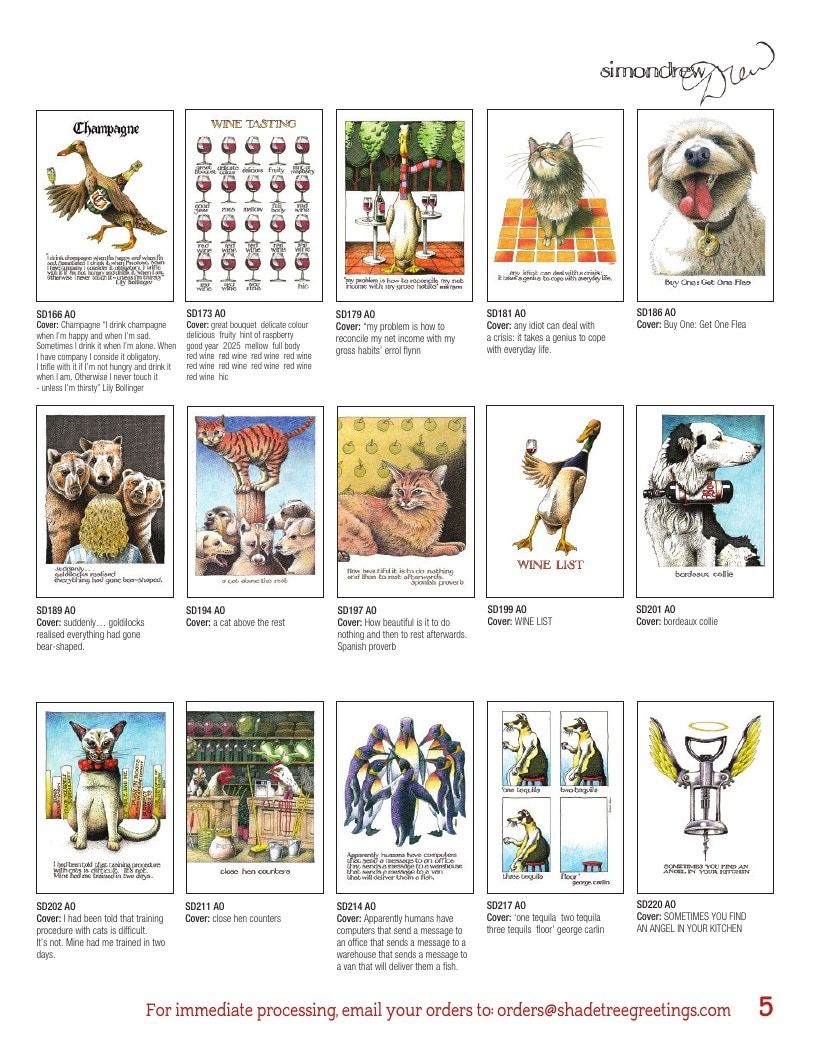 Simon Drew Greeting Cards Catalog Weekly Ad January 1 - December 31, 2026