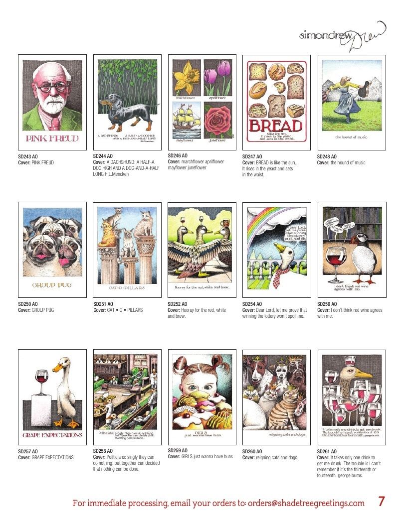 Simon Drew Greeting Cards Catalog Weekly Ad January 1 - December 31, 2026