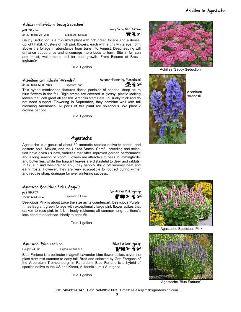 Smith's Gardens Garden Catalog Weekly Ad January 1 - December 31, 2026