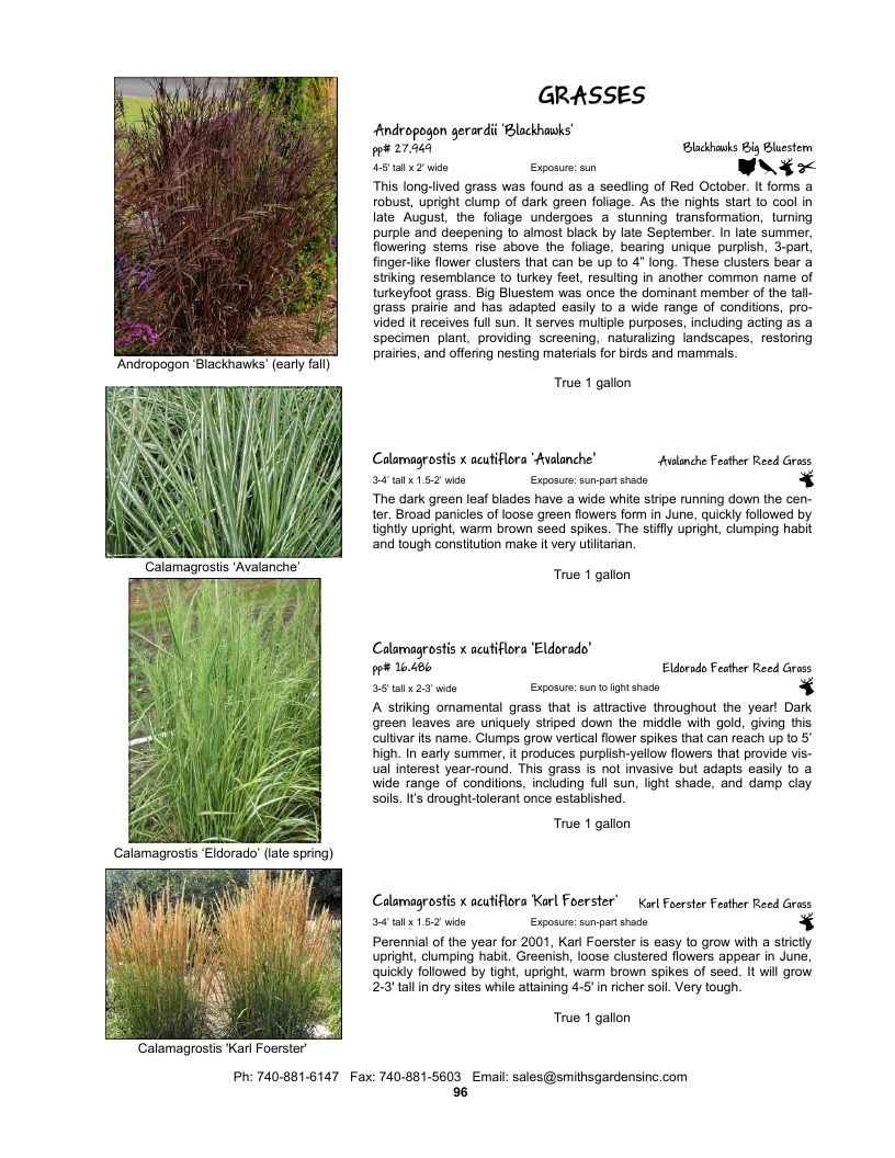 Smith's Gardens Garden Catalog Weekly Ad January 1 - December 31, 2026
