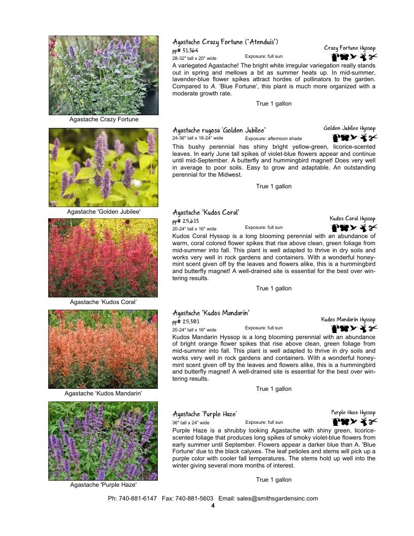 Smith's Gardens Garden Catalog Weekly Ad January 1 - December 31, 2026