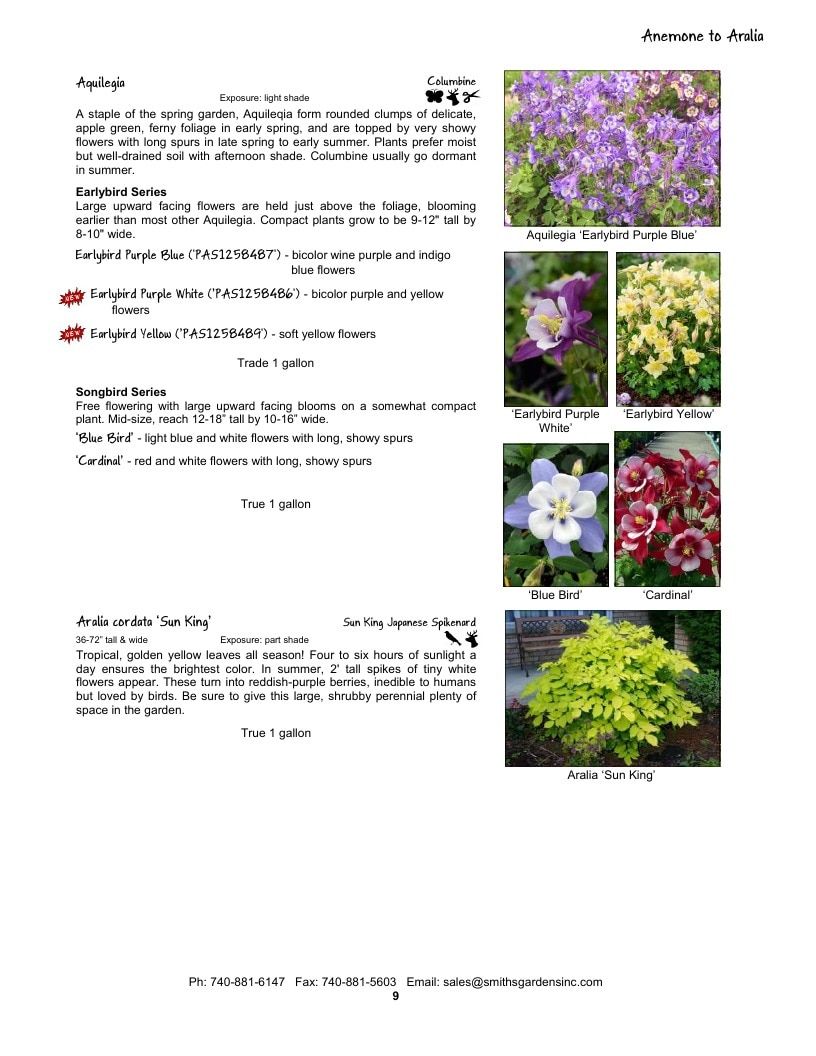Smith's Gardens Garden Catalog Weekly Ad January 1 - December 31, 2026