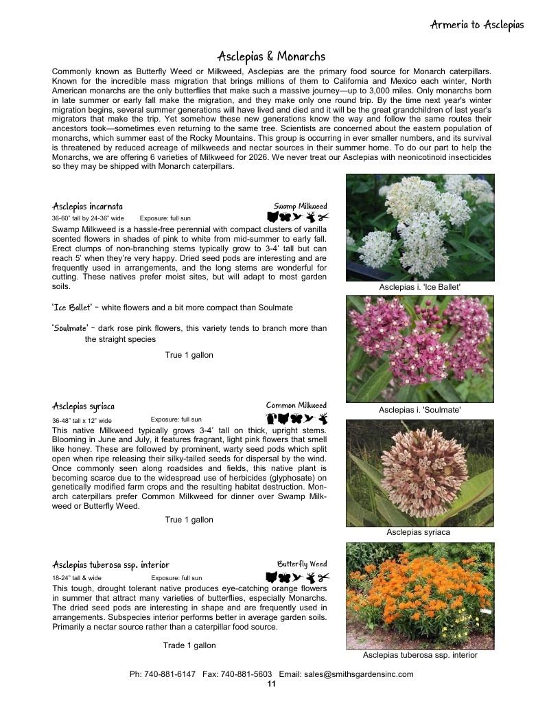 Smith's Gardens Garden Catalog Weekly Ad January 1 - December 31, 2026