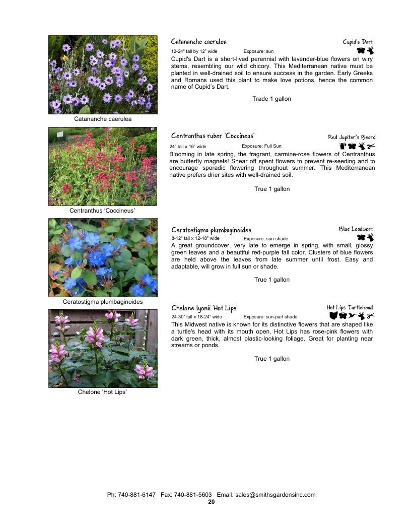 Smith's Gardens Garden Catalog Weekly Ad January 1 - December 31, 2026