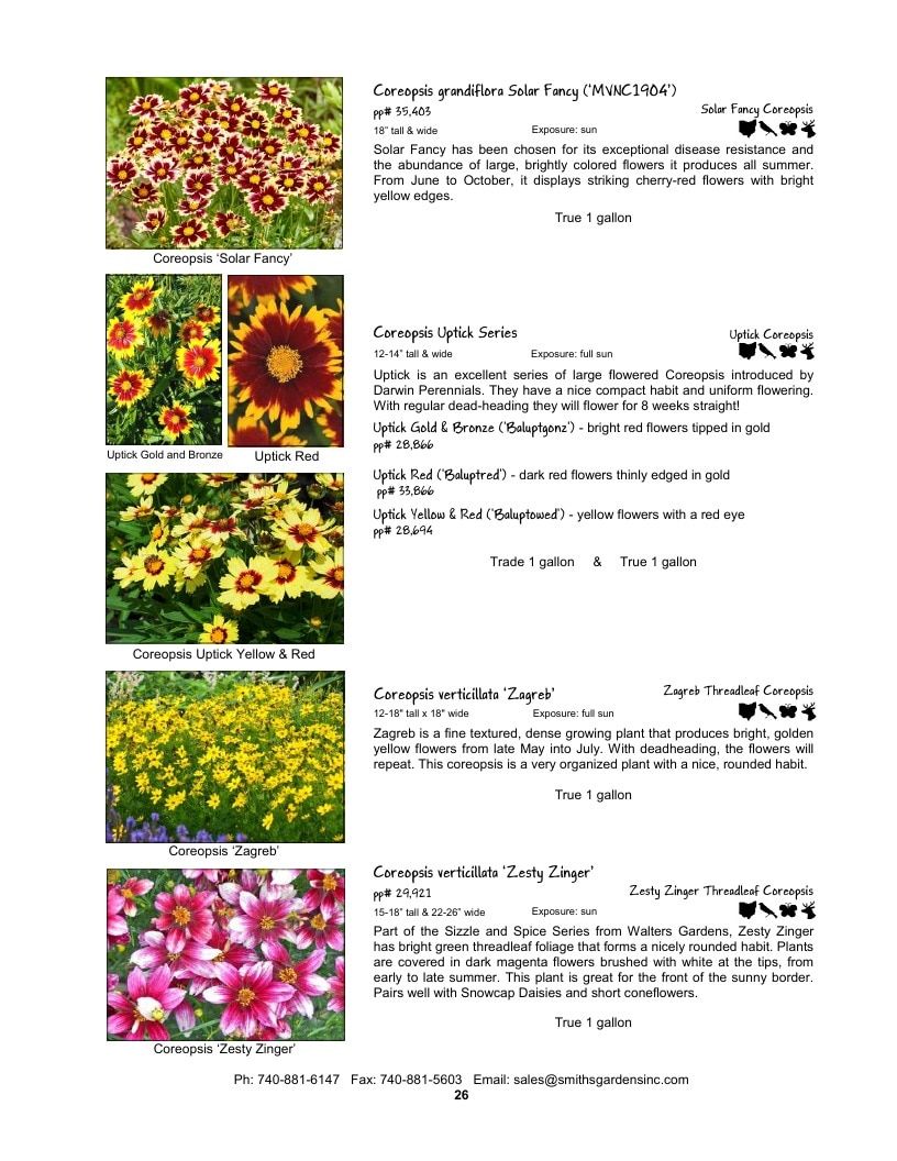 Smith's Gardens Garden Catalog Weekly Ad January 1 - December 31, 2026