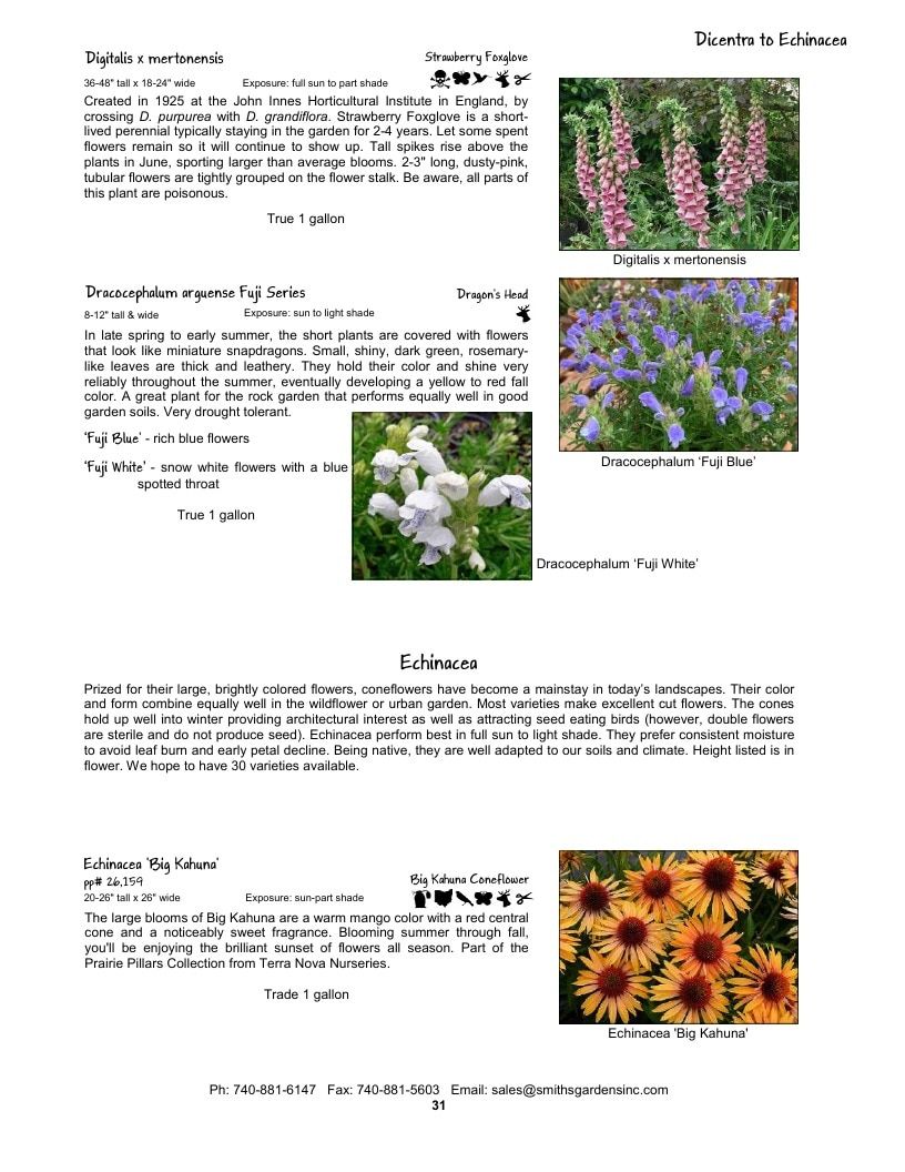 Smith's Gardens Garden Catalog Weekly Ad January 1 - December 31, 2026