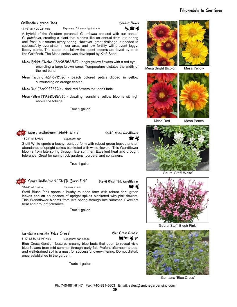 Smith's Gardens Garden Catalog Weekly Ad January 1 - December 31, 2026
