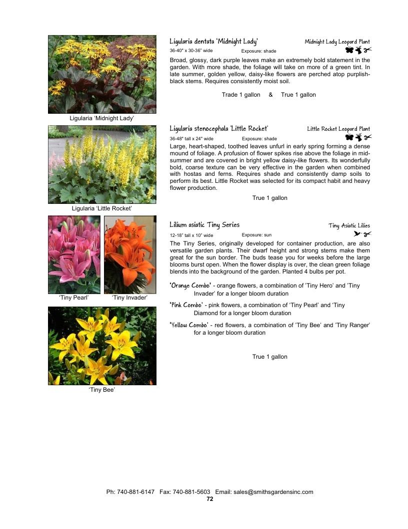 Smith's Gardens Garden Catalog Weekly Ad January 1 - December 31, 2026