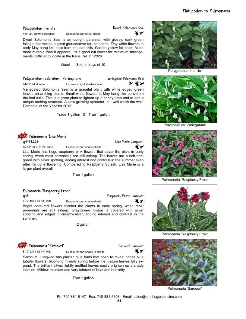 Smith's Gardens Garden Catalog Weekly Ad January 1 - December 31, 2026