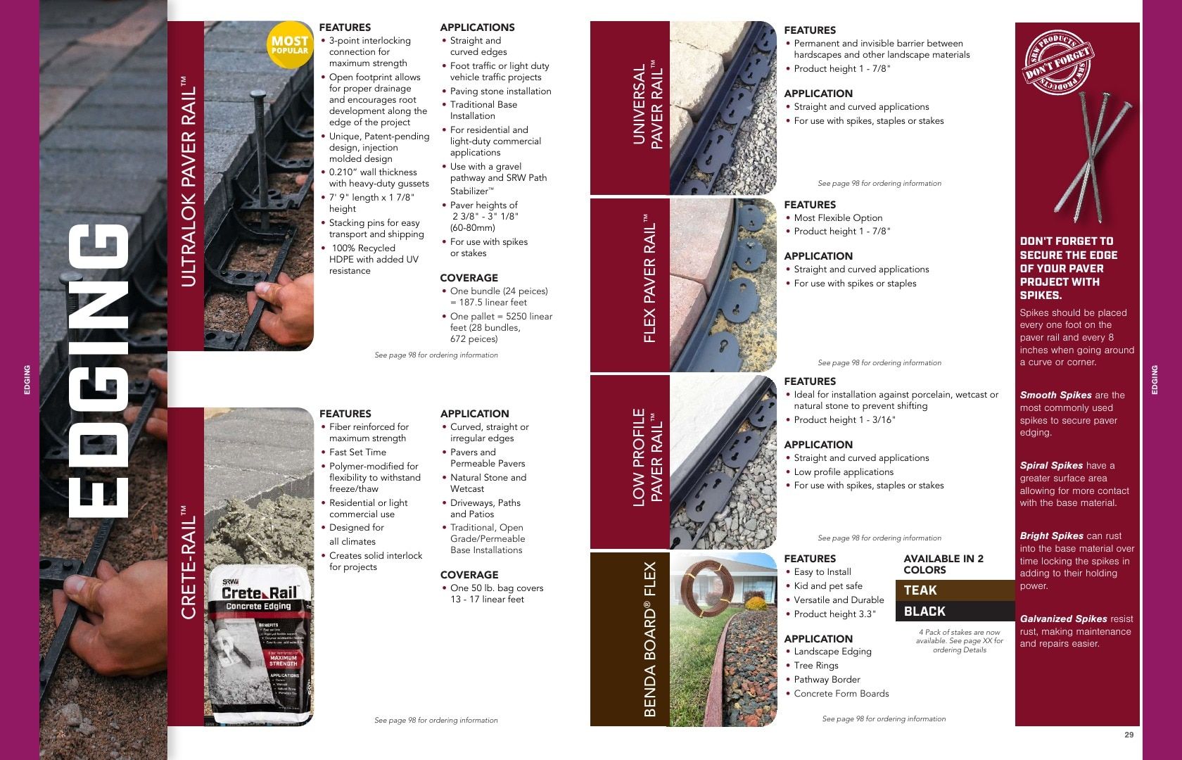SRW Products Landscape Products Catalog Weekly Ad January 1 - December 31, 2026