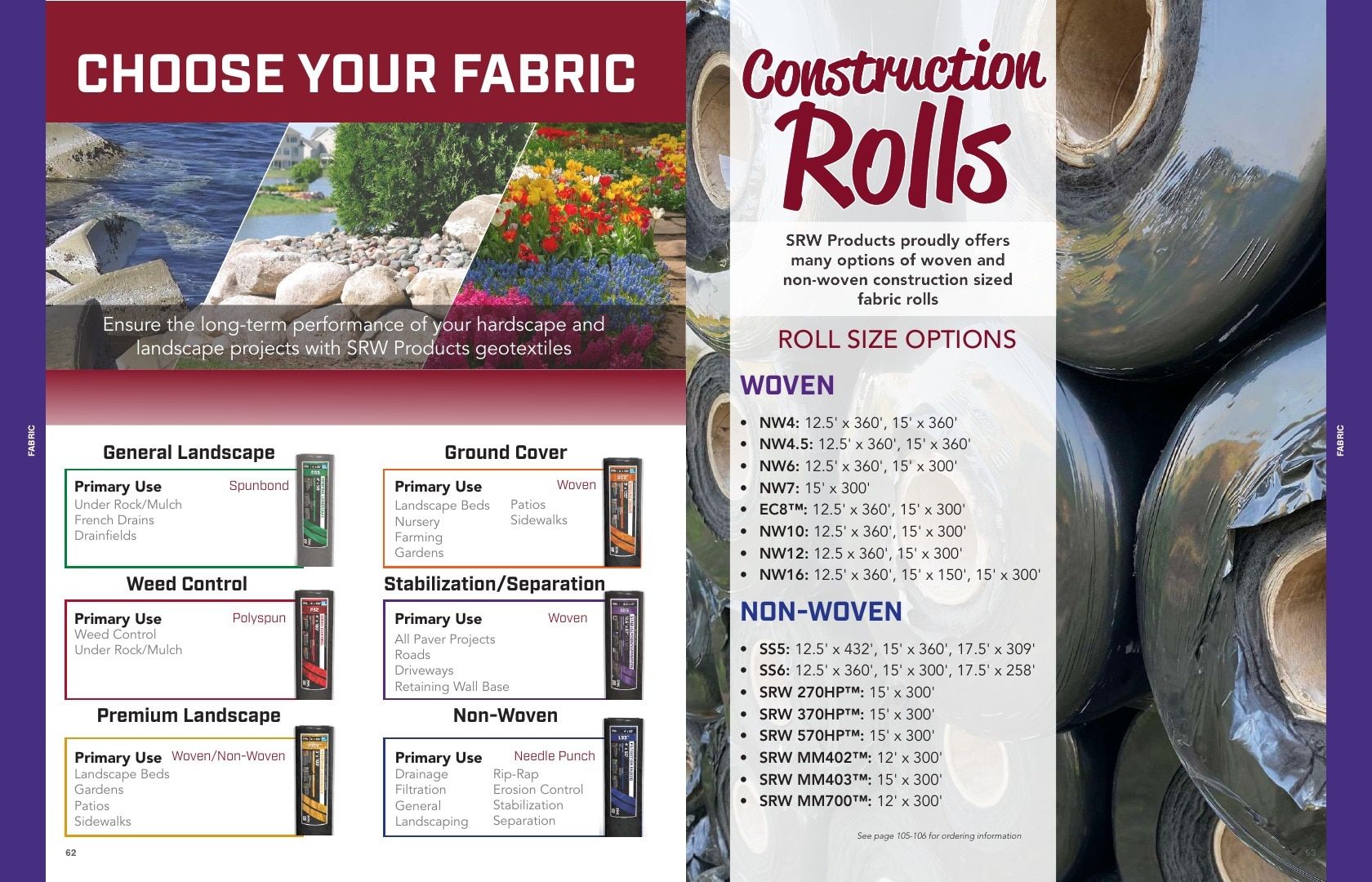 SRW Products Landscape Products Catalog Weekly Ad January 1 - December 31, 2026