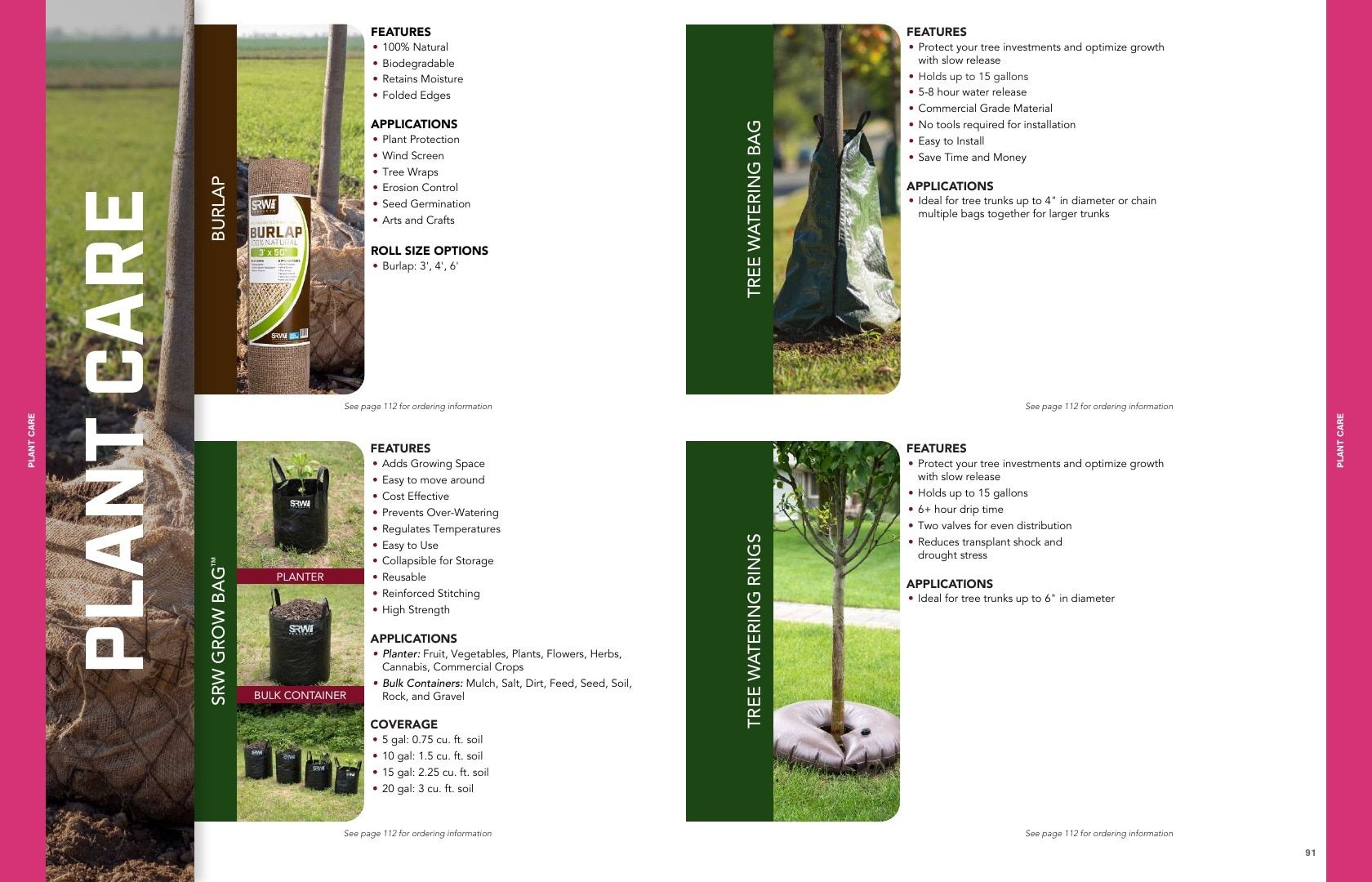 SRW Products Landscape Products Catalog Weekly Ad January 1 - December 31, 2026